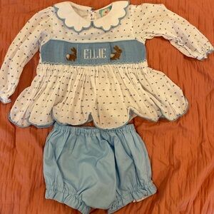 Smocked spring out Ellie